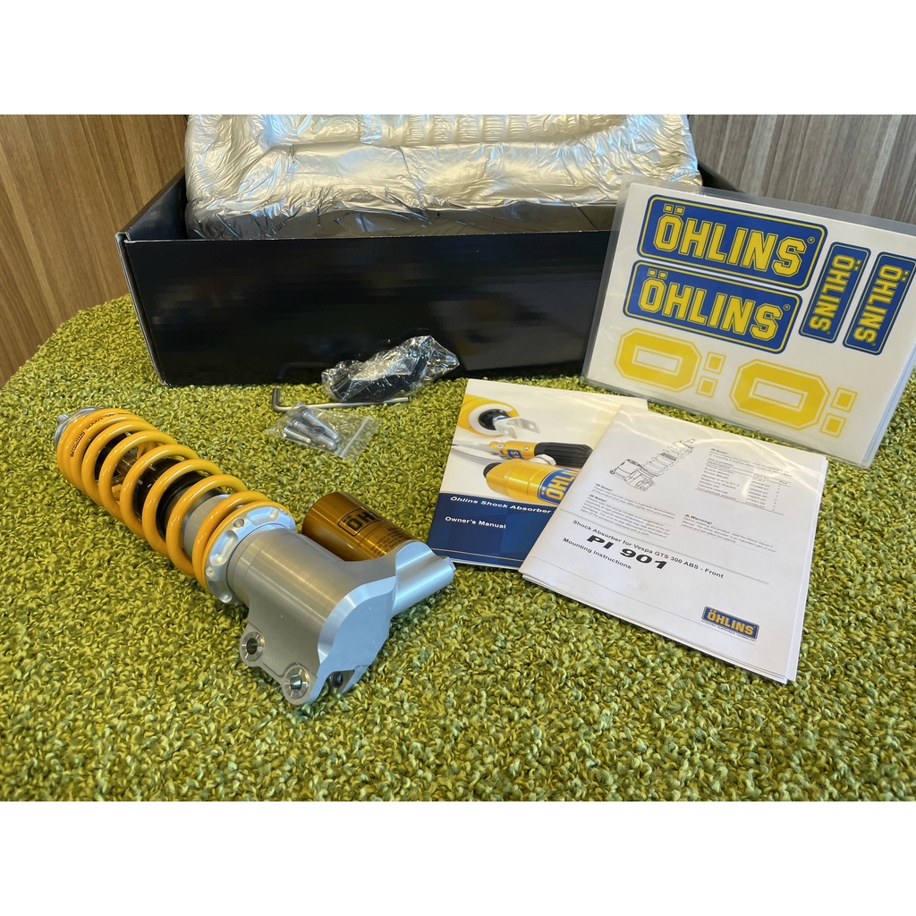 【🏅️金牌Ohlins】Vespa 2023 GTS GTV 300 Ohlins 偉士牌 專用 避震器 歐老師 新款