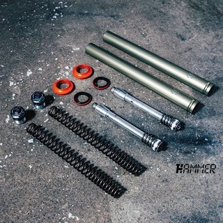 誠一機研 HAMMER 44R 7075鋁合金輕量化加強型前叉內管組 TIGRA 彪虎 125 150 OZ G-MAX