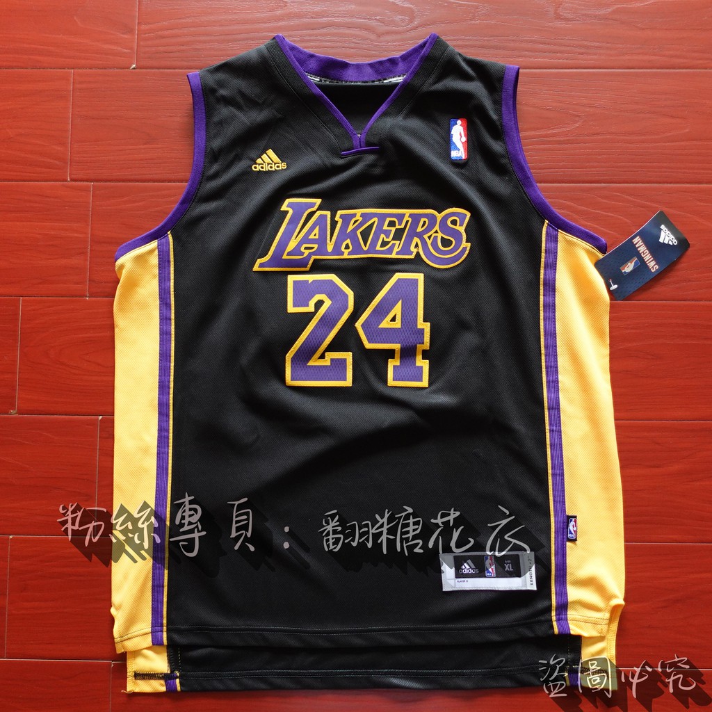 NBA官網adidas正品好萊烏之夜24號Kobe Bryant 科比布莱恩 青年版 球衣 湖人隊