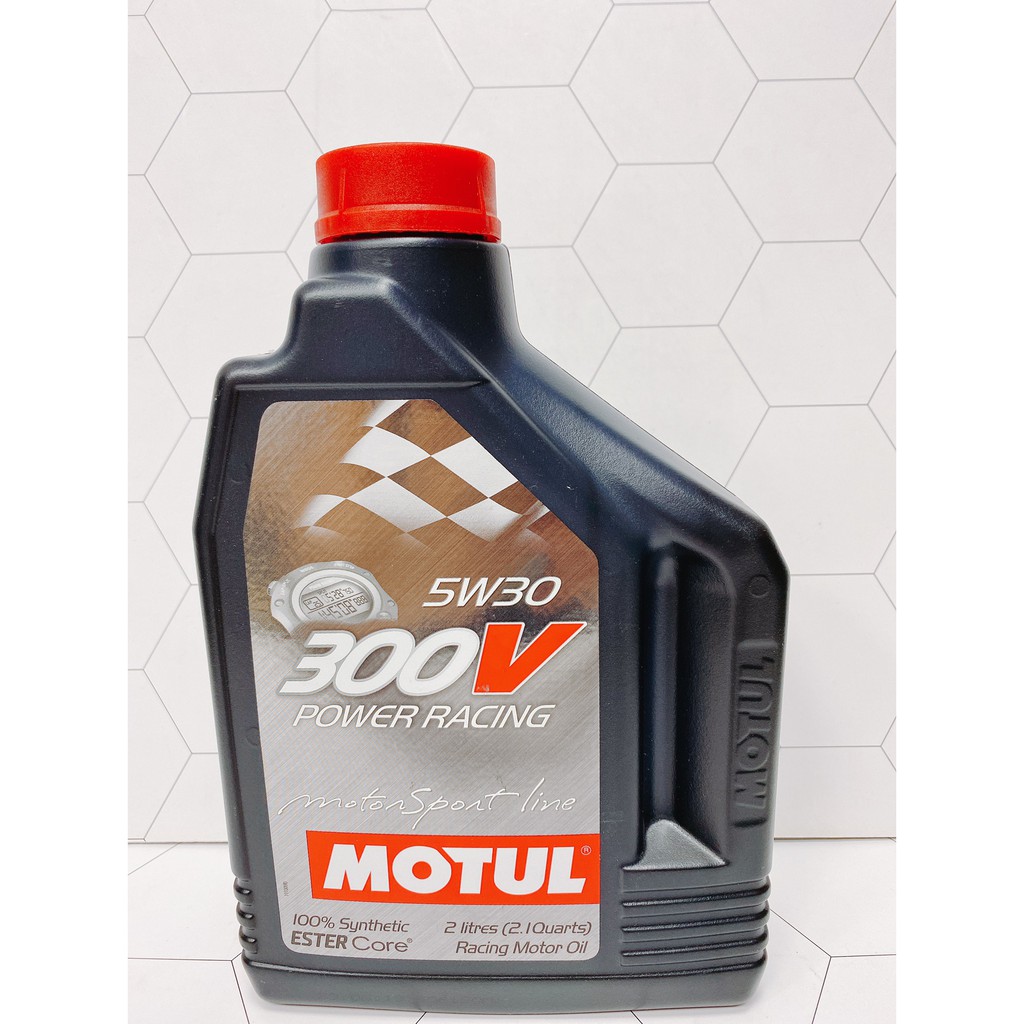 ♉合沁 MOTUL 魔特 300V 5W30 Racing 雙酯類 全合成 Ester core 2L 塑膠罐 法國機油