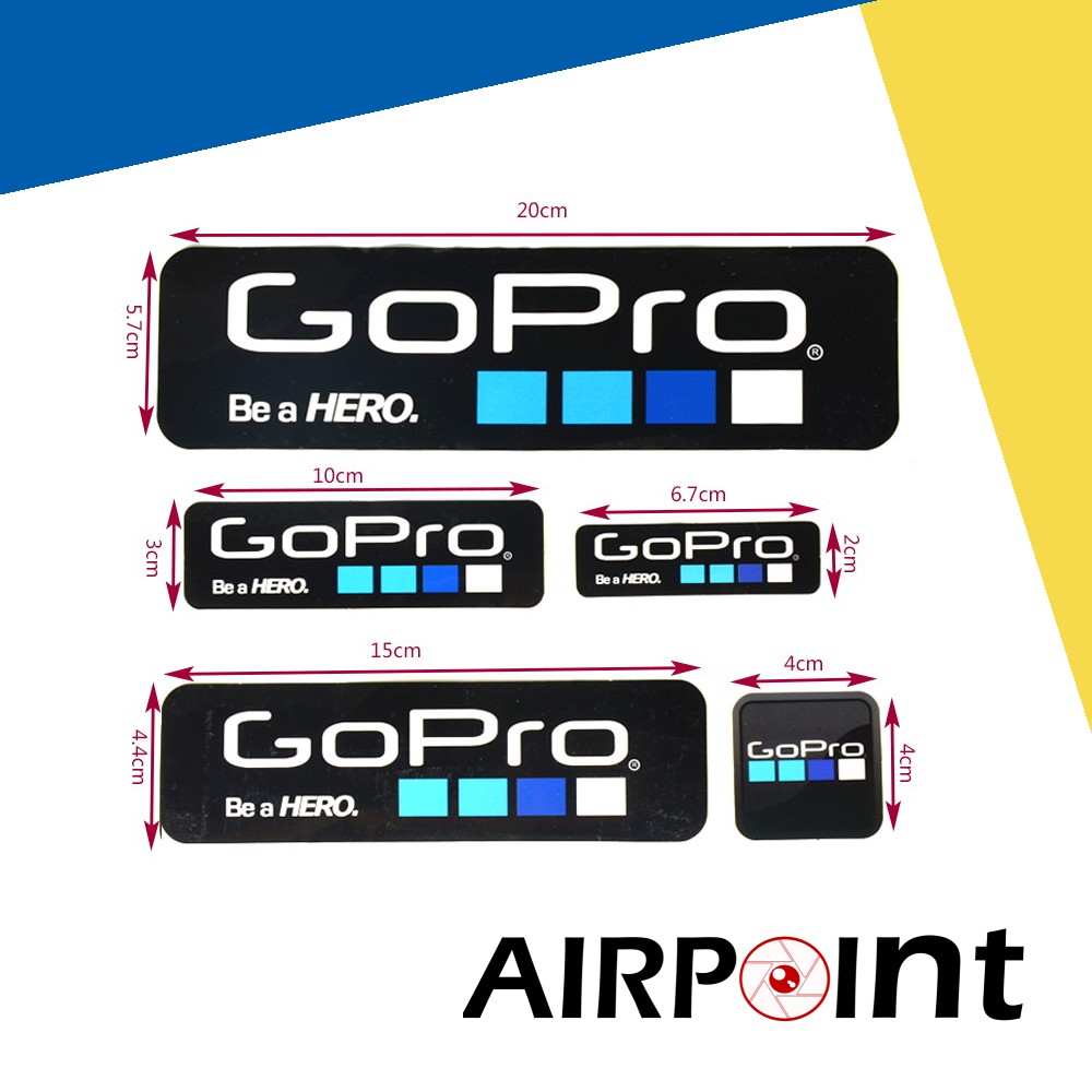 【AirPoint】GoPro 貼紙 防水貼紙 副廠 信仰貼紙 Hero 9 8 副廠