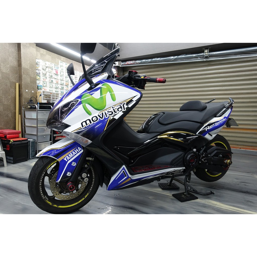 Yamaha TMAX 全車彩貼 全車彩繪 全車拉線 機車拉線 機車彩繪 機車彩貼 機車貼膜 機車犀牛皮