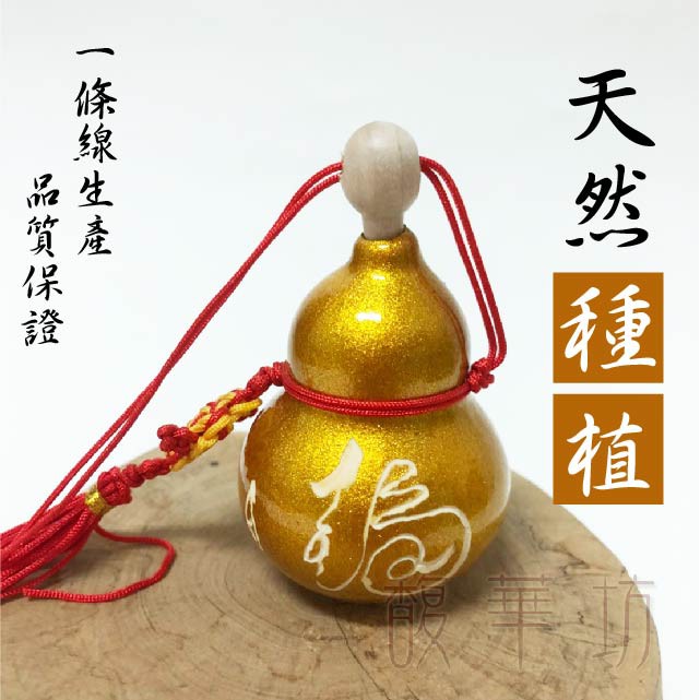 葫蘆 開光 招財金色款 風水氣場保證 客戶最實質有感 天然種植特小葫蘆 刻字 招財納福化煞避邪開運風水 蝦皮購物