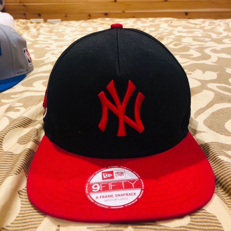 New era 紐約洋基棒球帽  9fifty 可調式 王建民 二手正品