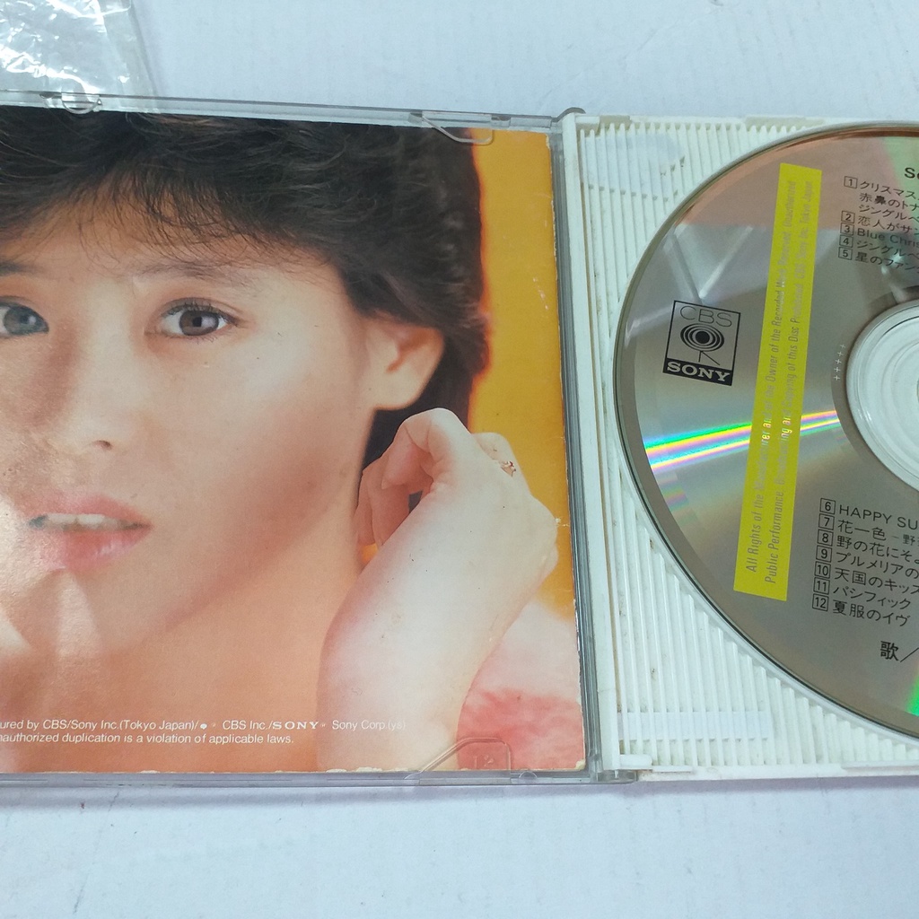 偶像松田聖子絕版精選seiko Avenue電影野菊之墓加勒比海戀主題插曲 未收錄聖誕節歌曲等日版薄殼首版稀少絕版 蝦皮購物