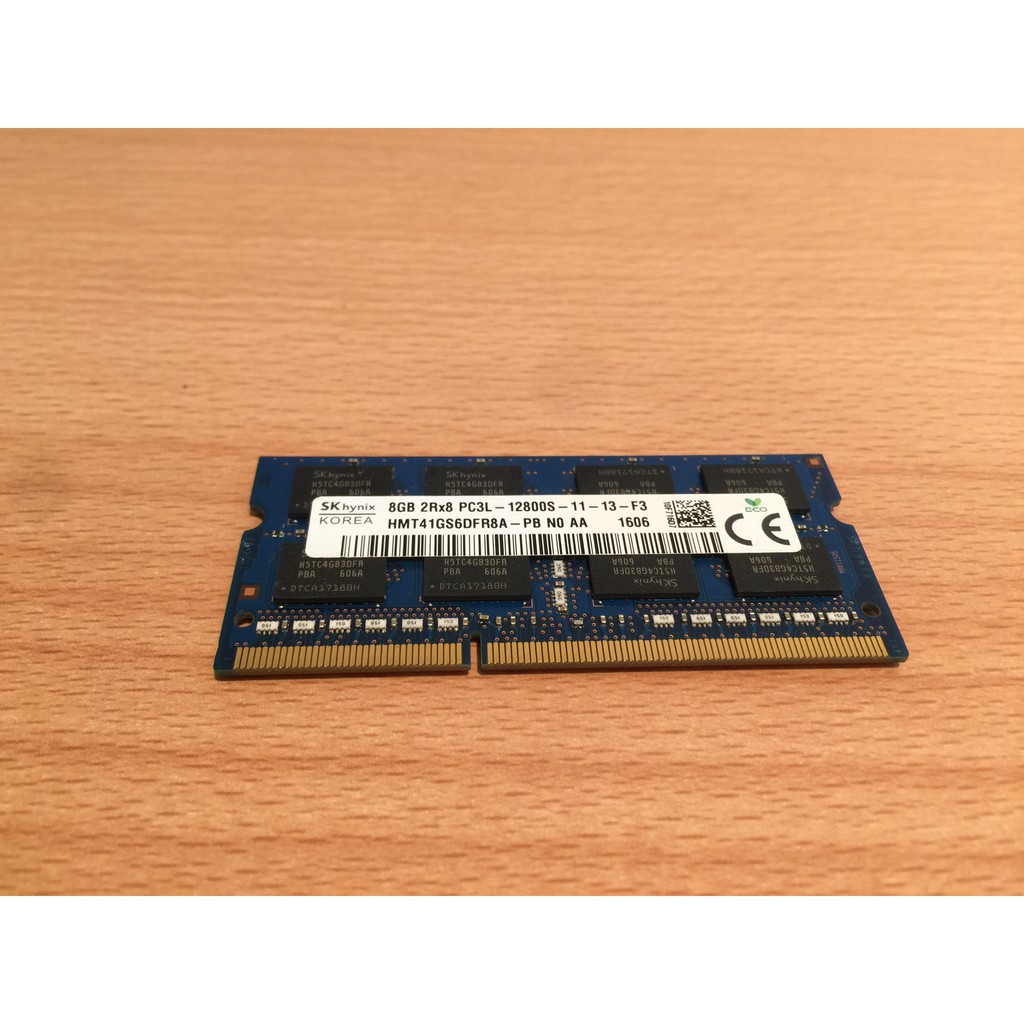 SKhynix 海力士 8GB DDR3 2Rx8 PC3L 12800S 筆電記憶體