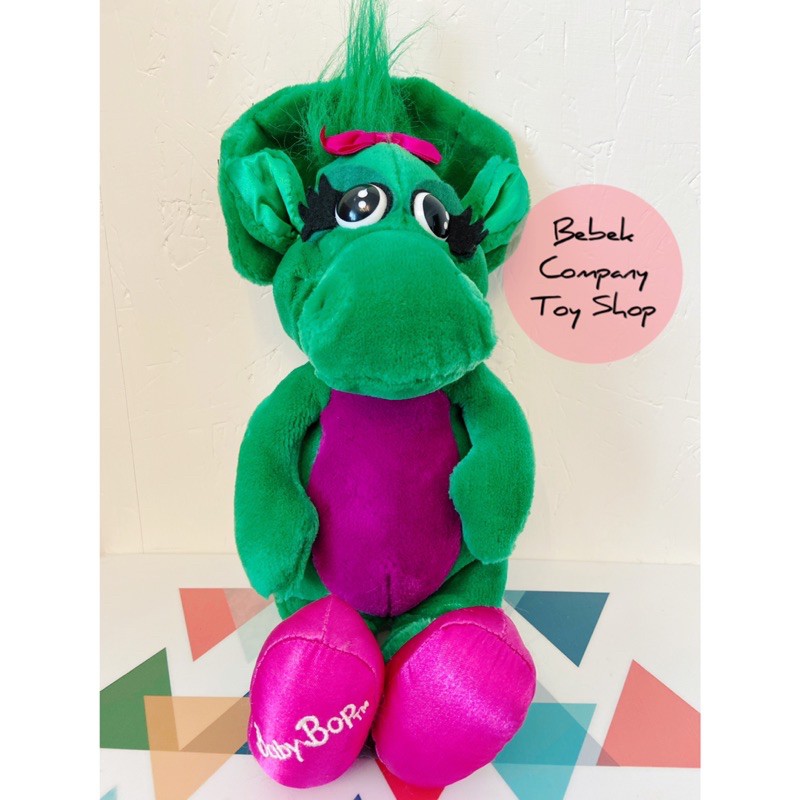 1992年古董玩具 🇺🇸美國 Barney Baby Bop 邦尼恐龍 紫色恐龍 玩偶 絕版