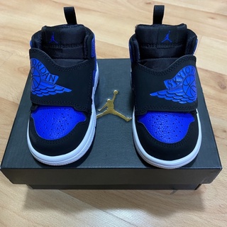 Air Jordan 1 TD 小童 黑藍配色 6c (12公分)