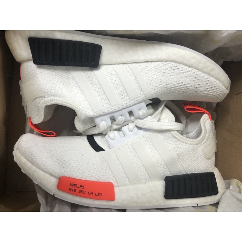 ADIDAS NMD R1 白 橘黑 EH0045