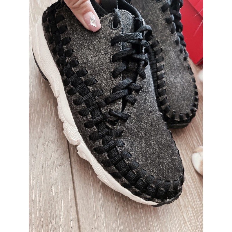 Nike 耐吉air Footscape Woven 875797 001 黑白編織男鞋