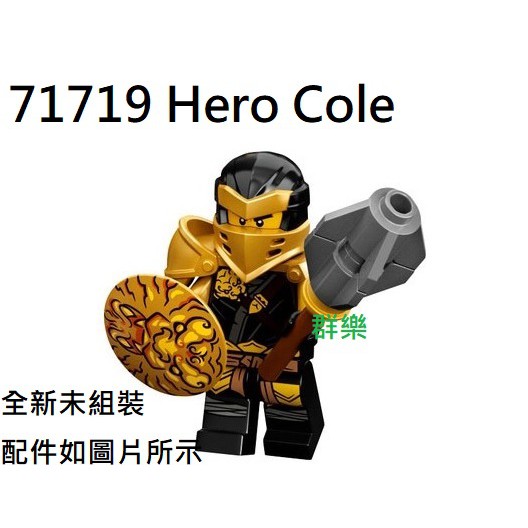 【群樂】LEGO 71719、71720、71722人偶 Hero Cole 現貨不用等