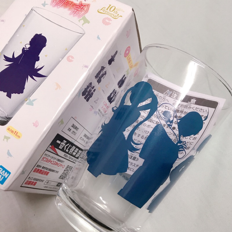 化物語 10周年 忍野忍 物語系列 阿良良木 D賞 一番賞 玻璃杯 杯子