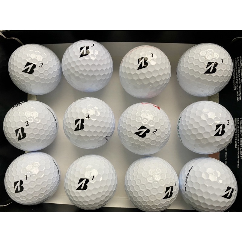 ✨現貨✨ Bridgestone 全大B 混合球二手Golf高爾夫球8-9成新 12顆裝