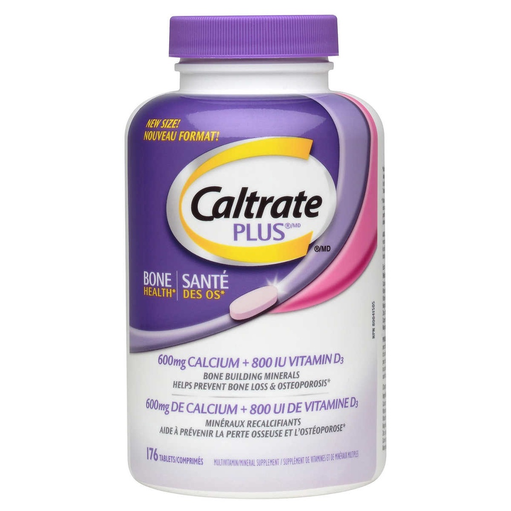 現貨優惠🇨🇦加拿大 挺立鈣加強錠 Caltrate Plus 176錠 (最新效期 2026年2月)