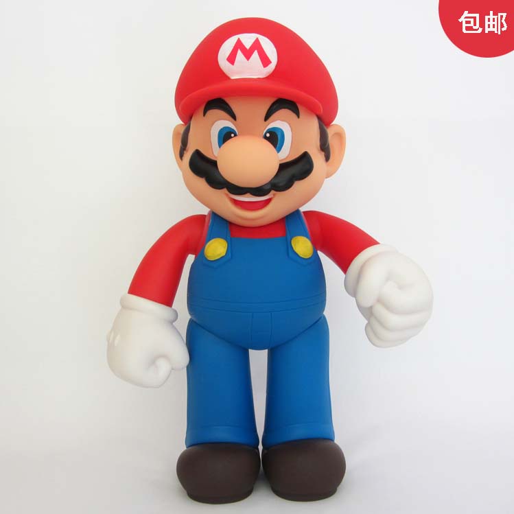 出清【Mario】超級瑪麗 瑪莉歐 模型 公仔 交換禮物 45CM