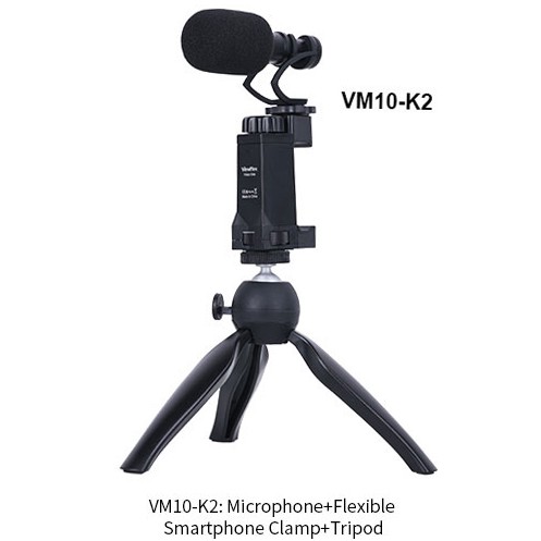 呈現攝影-COMICA CVM-VM10 M2迷你麥克風組 錄音/錄影/收音/防噪/防風 手機用VideoMicro