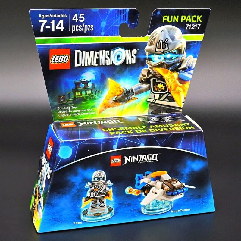 LEGO Dimensions 71217 Ninjago Zane 樂高 次元 鈦 忍者 拆盒還原