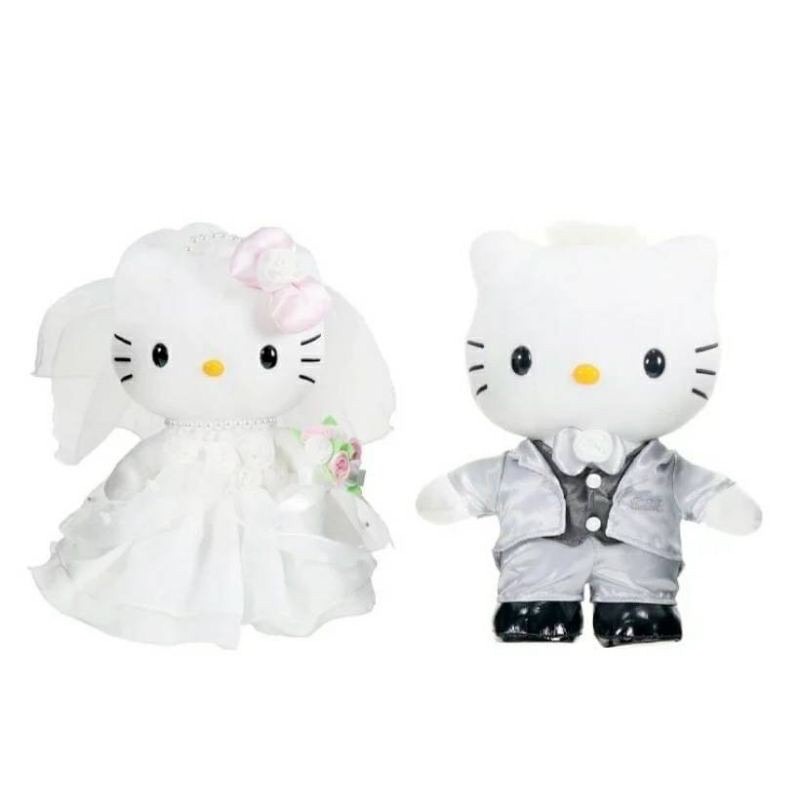 【震撼日式精品百貨】Hello Kitty 凱蒂貓~日本SANRIO三麗鷗HELLO KITTY幸福結婚組絨毛娃娃