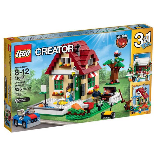 全新可刷卡LEGO樂高3合1創作系列 31038 四季變換小屋