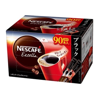 🔸現貨🔸日本雀巢 Nescafe excella 即溶無糖黑咖啡 隨身包 2g/入 42/90入 箱