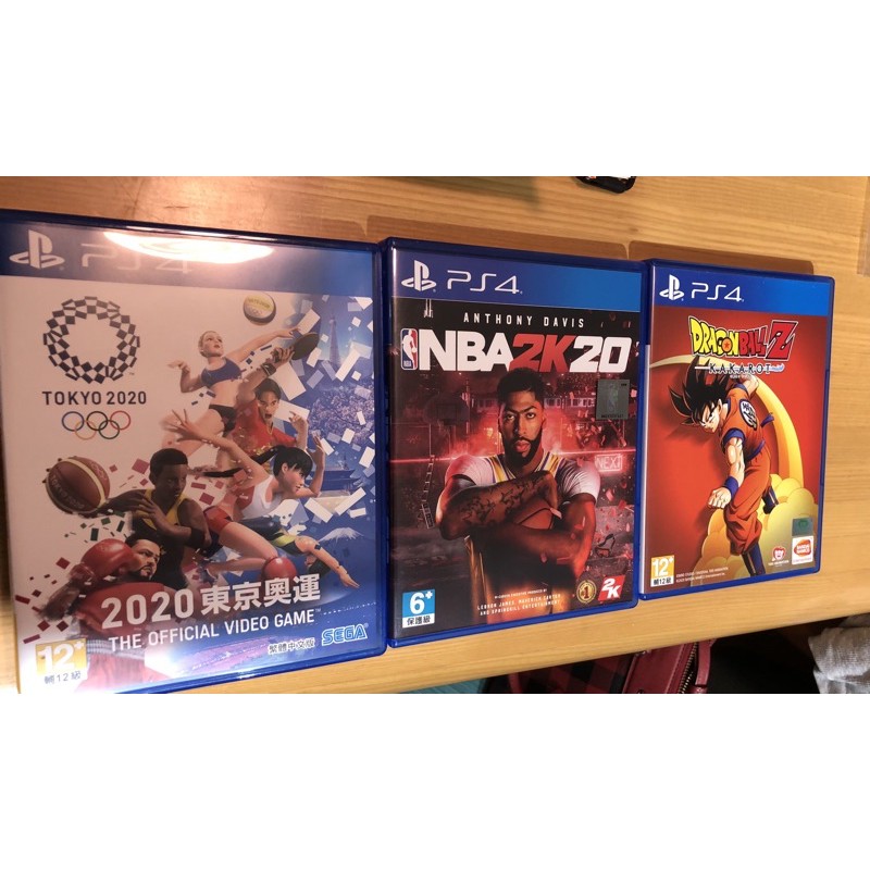 二手PS4 遊戲片七龍珠/NBA 2K20/2020東京奧運/Call of Duty