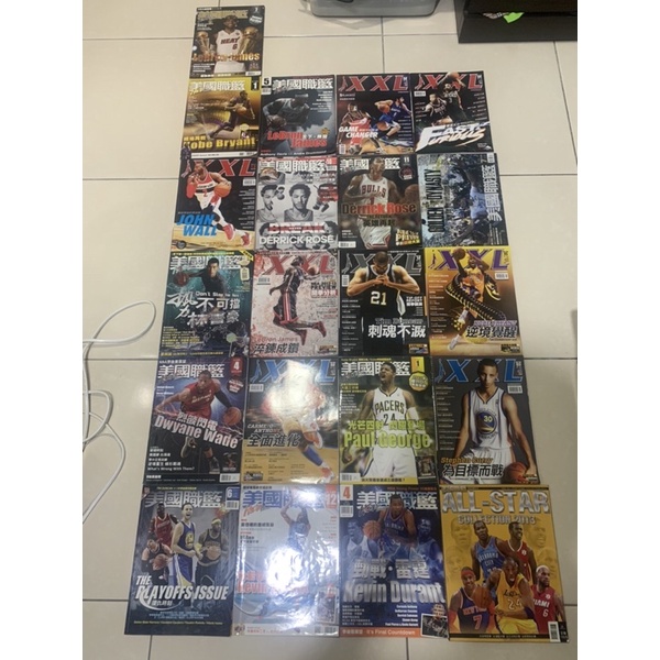 NBA美國職籃 紀念雜誌 二手書 CURRY/KOBE/ROSE/LEBRON/林書豪/KD