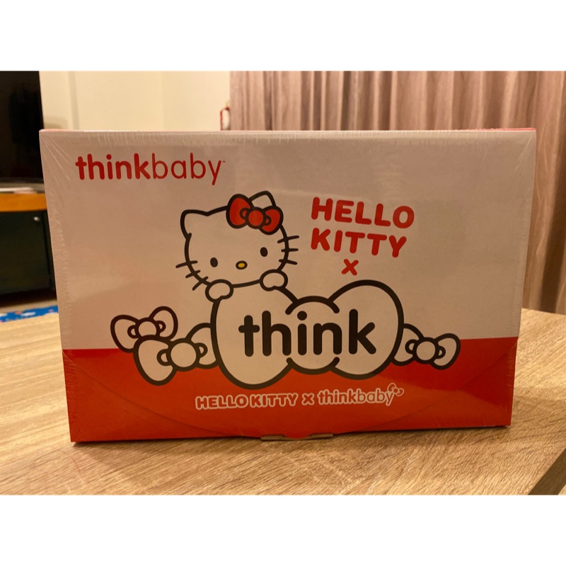 全新Thinkbaby x hello kitty 寶貝餐具組，兒童學習餐具