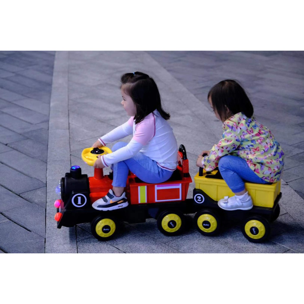 佳佳玩具 --- 電動小火車 可坐雙人 四輪童車 兒童電動車 電動火車 【YF18294】