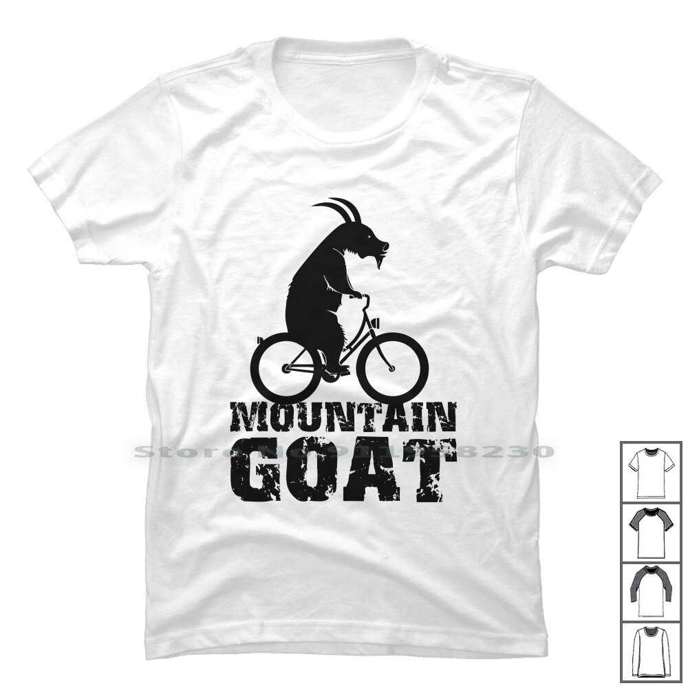 棉 T 恤山地山羊 T 恤 100% 跑車山地自行車車輪安裝自行車鞋跟山羊自行車 Goa Eel Go