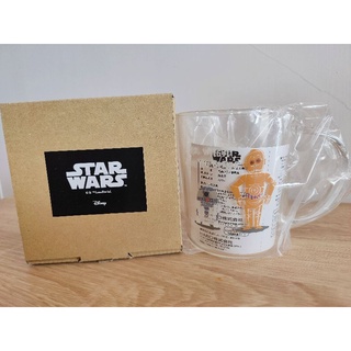 日本製 HARIO Star Wars 星際大戰 R2D2 C3PO 耐熱玻璃馬克杯 玻璃馬克杯 玻璃杯