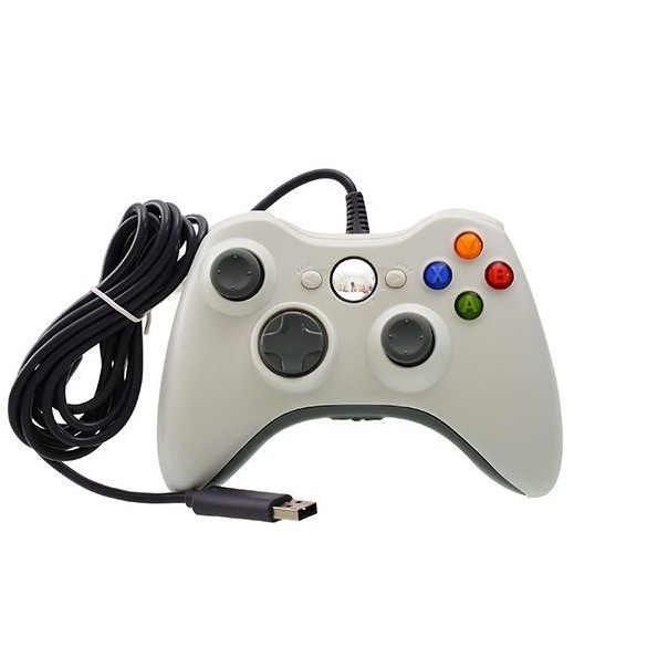 Xbox 360 有線 手把 把手 搖桿 PC 電腦 可相容 白色/黑色 可選 副廠(出清商品-外殼有一點點黃)