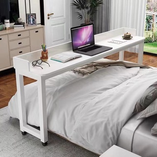 電腦桌 床上書桌 簡易小桌子 家用長方形 卧室可移動懶人跨床桌 床邊桌 家用床邊電腦桌 移動長方形電腦桌 小桌子 書桌