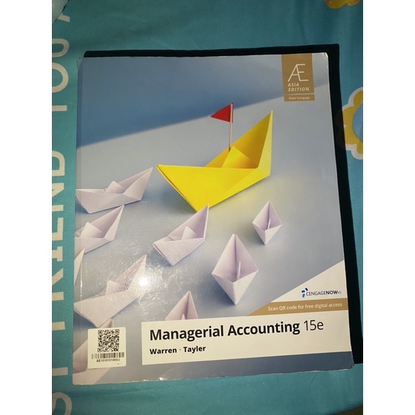 Managerial Accounting 15e Warren Tayler 成管會原文書