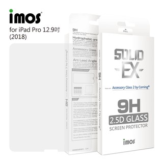 imos SOLID-EX 9H 2.5D滿版 康寧強化玻璃保護貼 Apple iPad Air Pro 2018