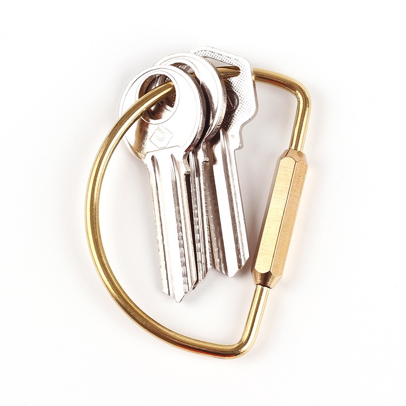 『現貨 24小時出貨』鑰匙圈 金色鑰匙圈 黃銅鑰匙圈 工業風 鑰匙圈 汽車鑰匙扣 工業風 包租公 包租婆