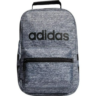 adidas 愛迪達 Santiago 保溫午餐袋, 平紋針織布,灰色/黑色, 聖地亞哥保溫午餐袋 - 平紋針織布,灰色