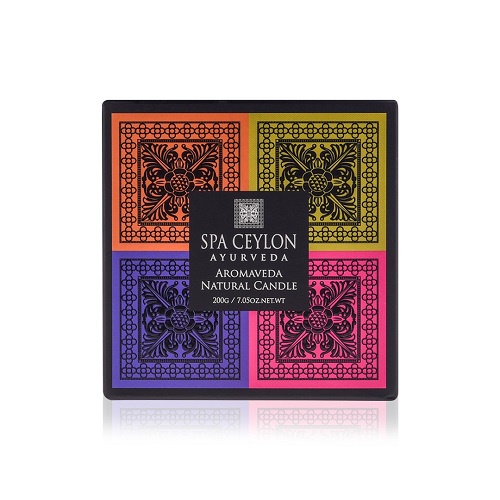 SPA CEYLON小荳蔻玫瑰精油蠟燭 200g