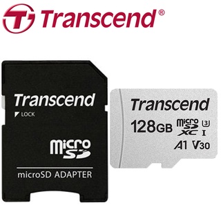 【現貨】Transcend 創見 128GB 128G microSDXC TF U3 A1 V30 300S 記憶卡