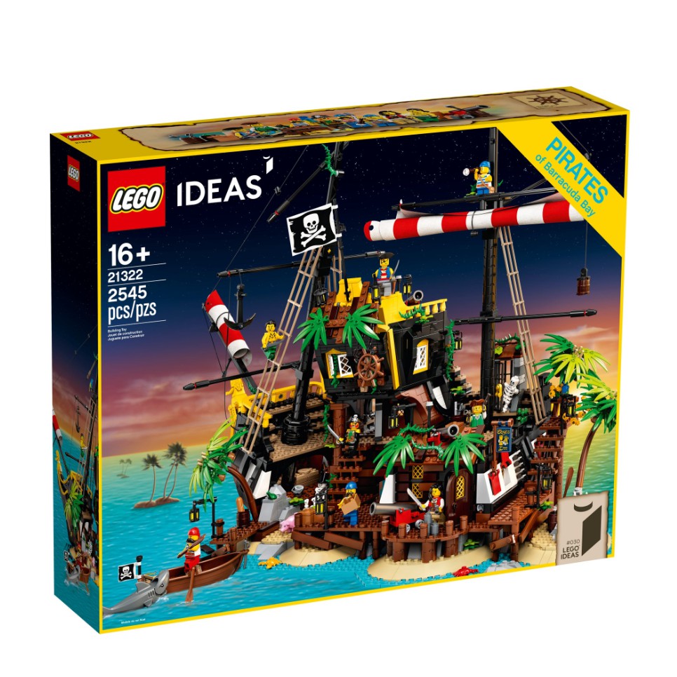 【紅磚屋】樂高 LEGO 21322 IDEAS 系列 Pirates of Barracuda Bay 梭魚灣海盜