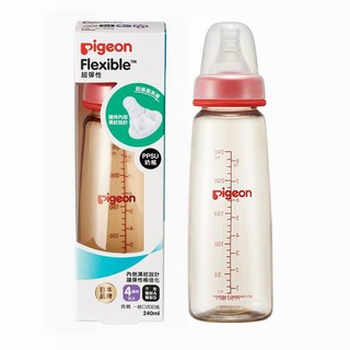 《凱西寶貝》Pigeon貝親一般口徑PPSU奶瓶240ml(紅)