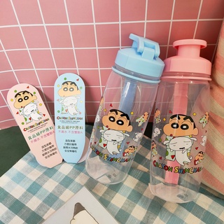 💗正版現貨💗蠟筆小新 吊帶式水壺 臺灣製 水瓶 水杯 水壺 兒童水壺 卡通水壺 開學必備 冷水壺 環保 直飲水壺