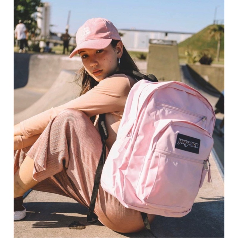 jansport big student 大學生系列 超大容量 粉紅色後背包