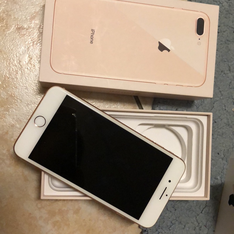 售 apple iPhone 8 + Plus 256g 金色（非常新）