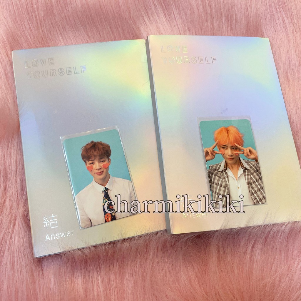 現貨 防彈少年團bts Love Yourself 結f 泰亨智旻小卡全專專輯 蝦皮購物