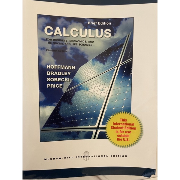 Applied Calculus(11th edition)
