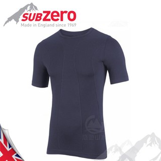 【Sub Zero 英國 Factor1+ 短袖無縫排汗衣《藍》】Factor 1 PLUS/內層衣/運動衣//悠遊山水
