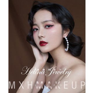 綺麗的 時尚新娘韓國氣質珍珠耳環蹦迪網紅歐美個性耳飾夸張圓環圈潮人款 蝦皮購物