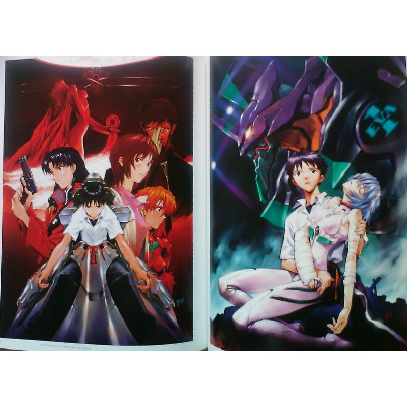 貞本義行畫集carmine Eva新世紀福音戰士 夏日大作戰 等畫冊 蝦皮購物