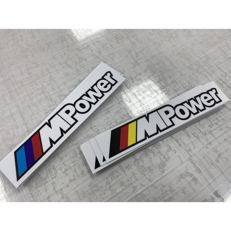 BMW M Power 貼防水貼紙