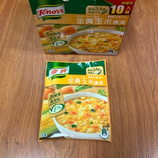 有發票 好市多代購 Knorr 康寶 金黃 玉米濃湯 (56.3g)